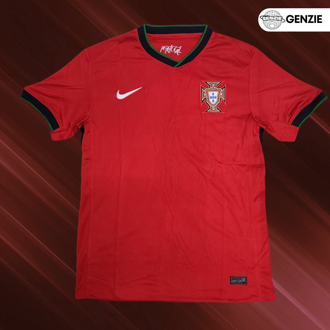 Elite Embroidered Jersey - Portugal Euro Home Kit 2024