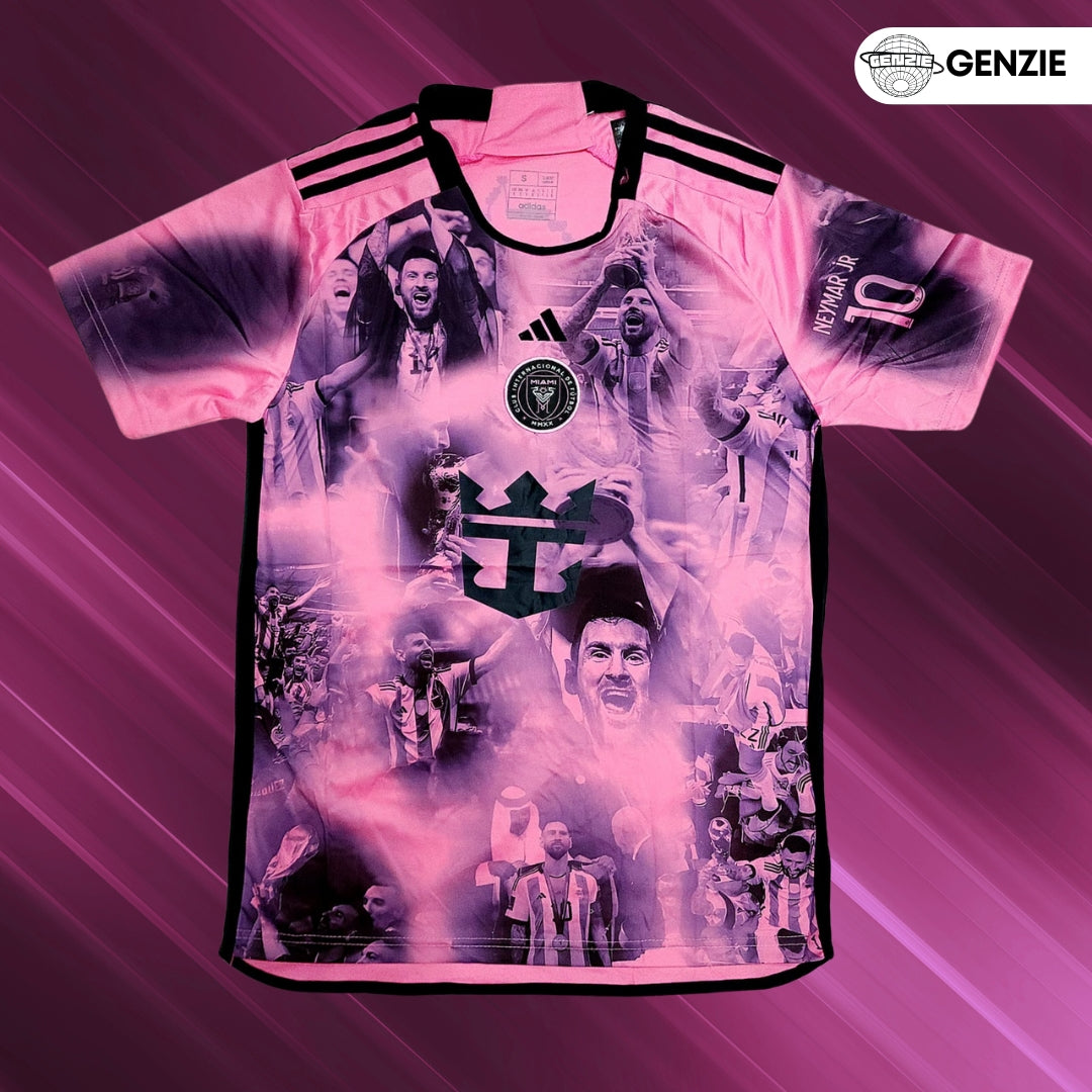 Elite Embroidered Jersey - Inter Miami x Messi customised 2023/24