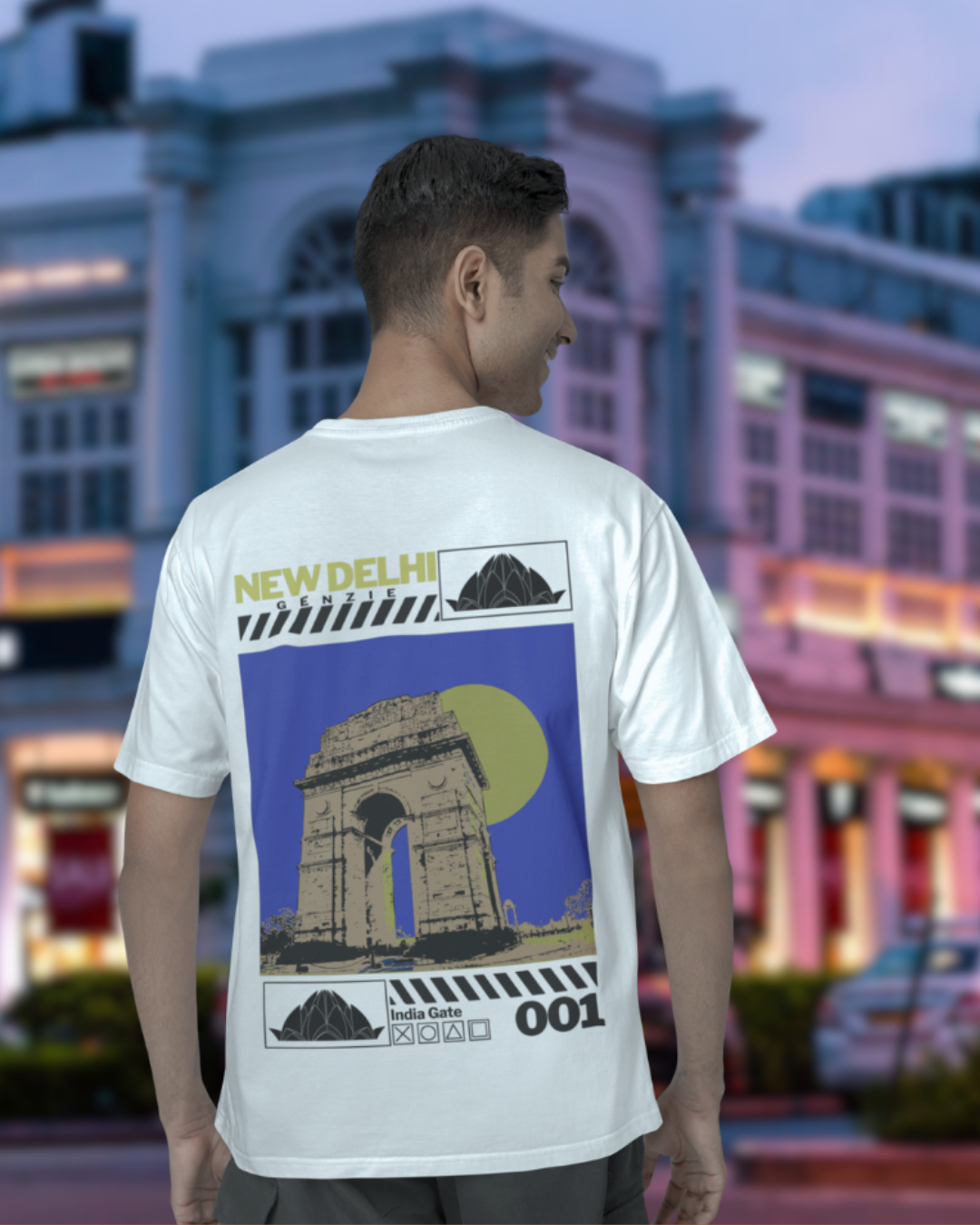 Delhi Oversized T-Shirt White