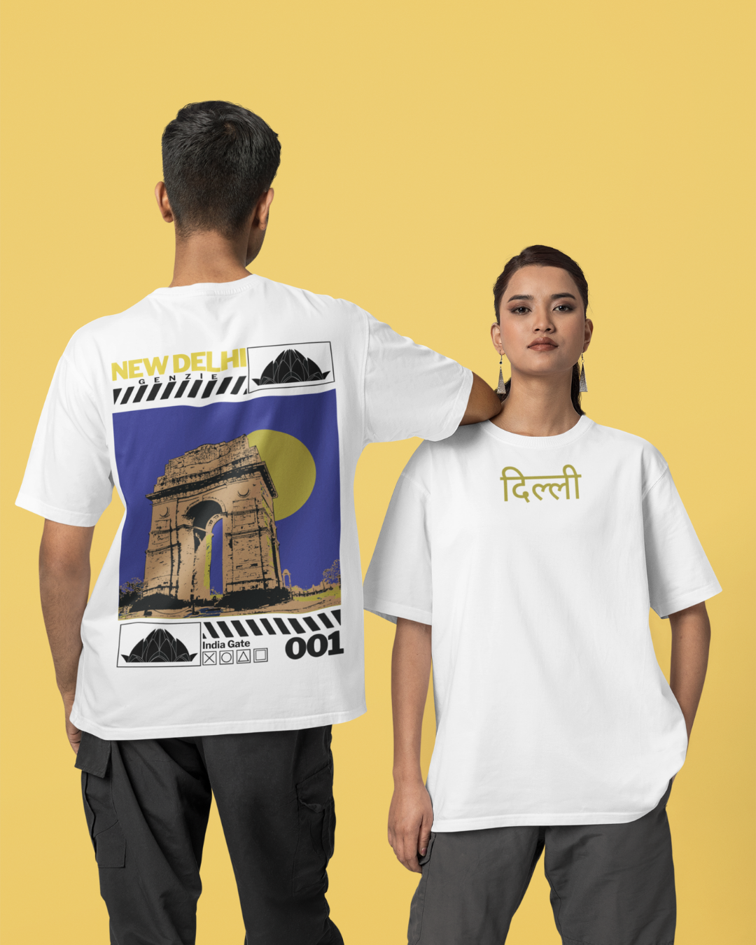 Delhi Oversized T-Shirt White
