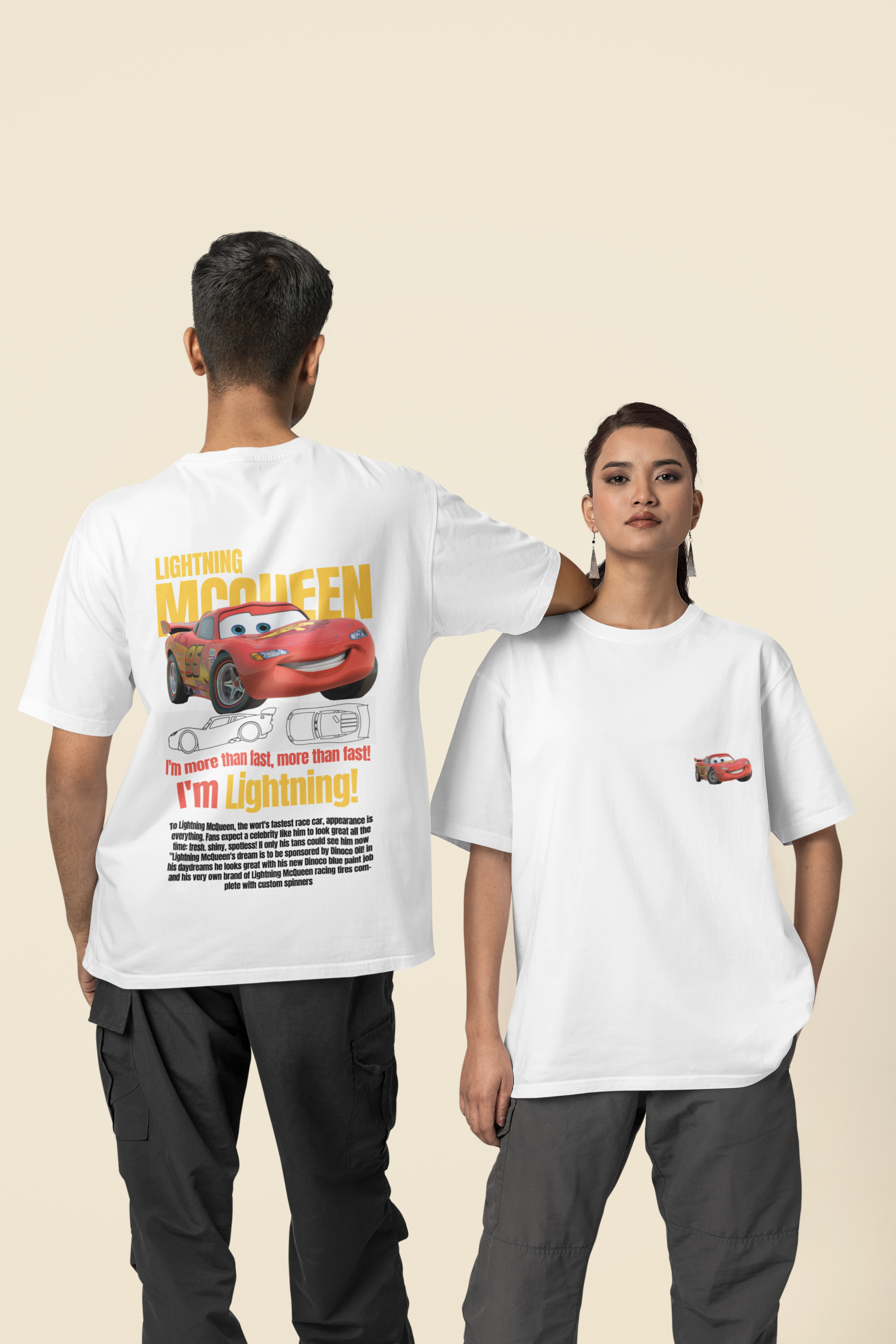 Lighting McQueen Oversize T-shirt