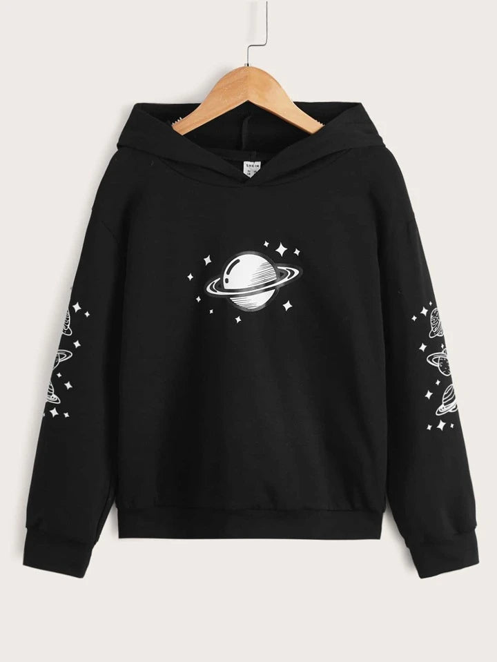 The Universe Hoodie Black