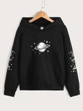 The Universe Hoodie Black