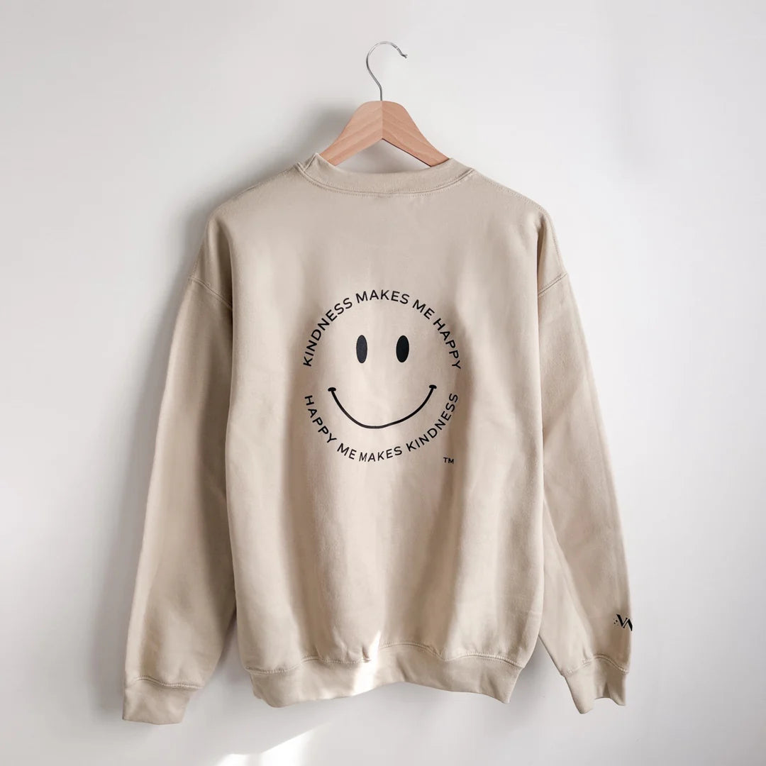 Kindness makes me happy sweatshirt