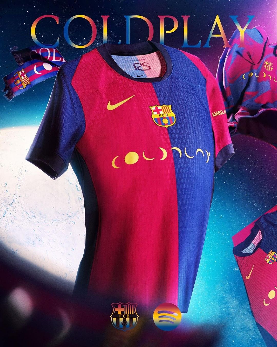 Barcelona Home Kit x Coldplay 2024/25