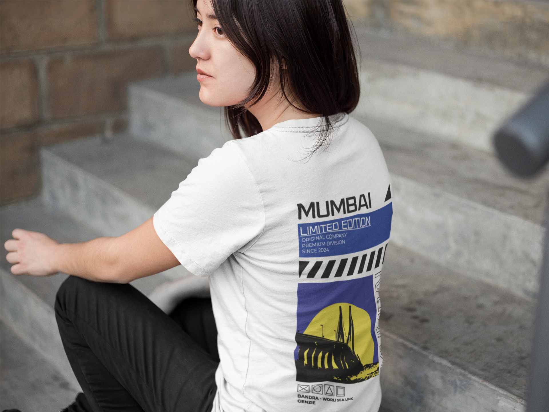 Mumbai Oversized T-Shirt White
