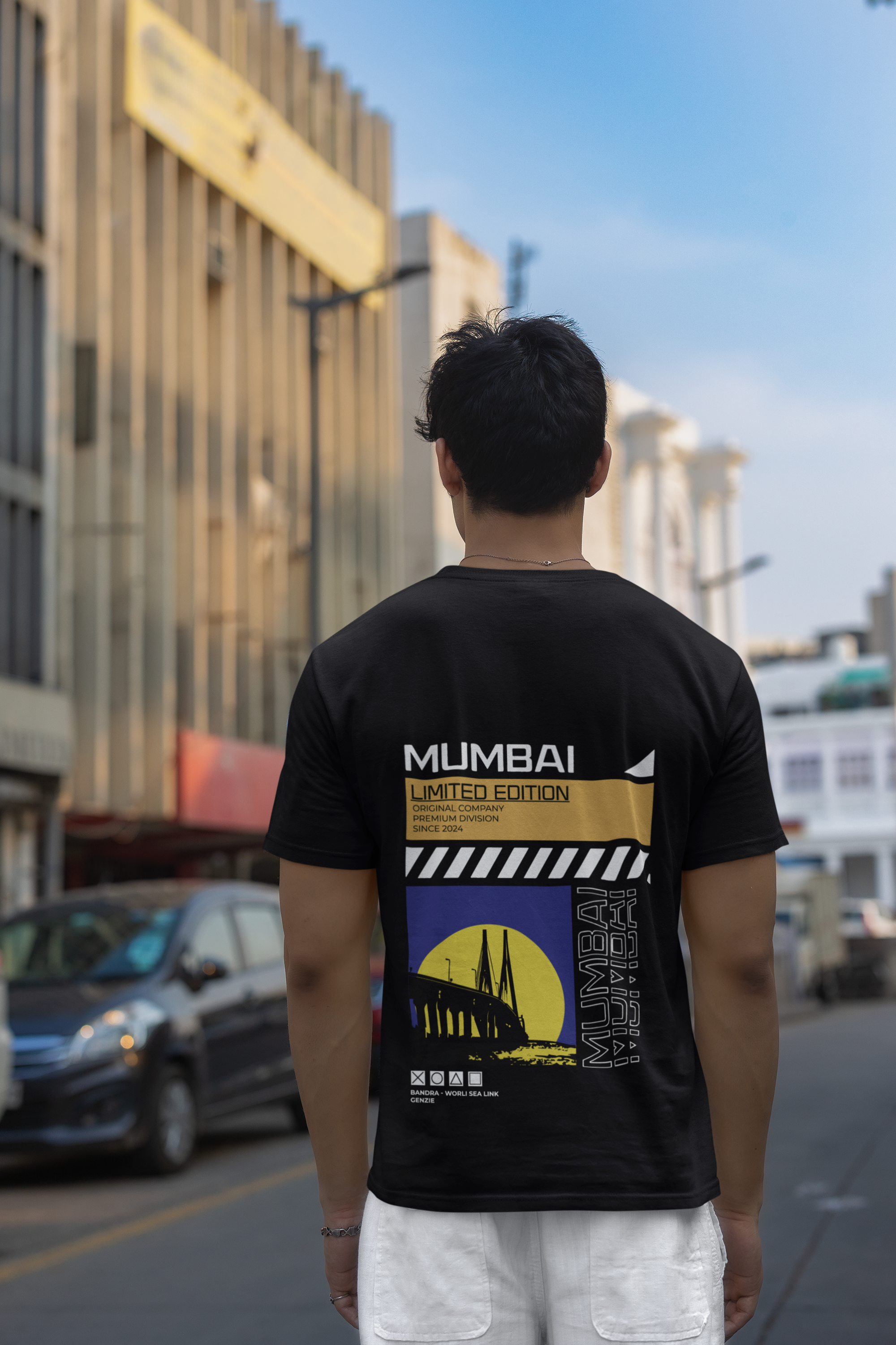 Mumbai Oversized T-Shirt Black