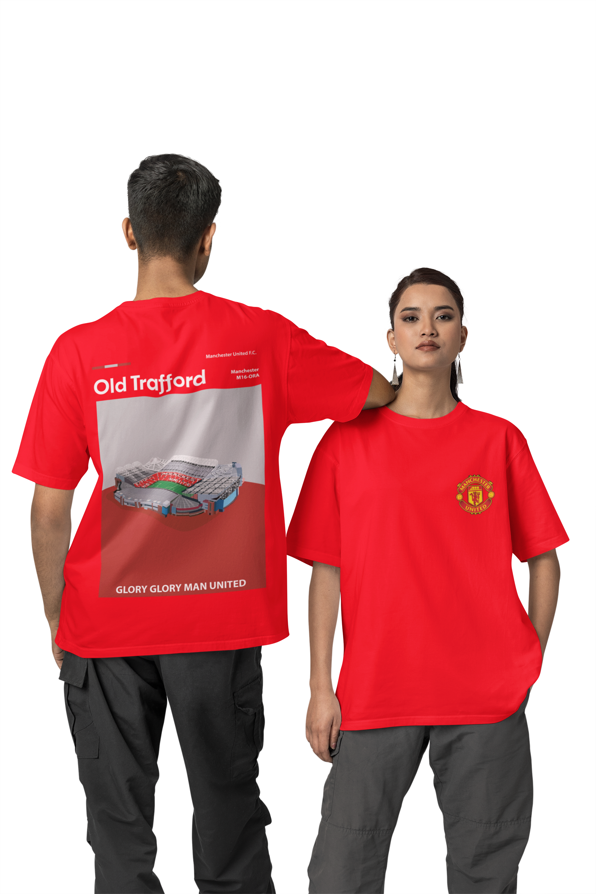 Manchester United Oversized T-Shirt Red