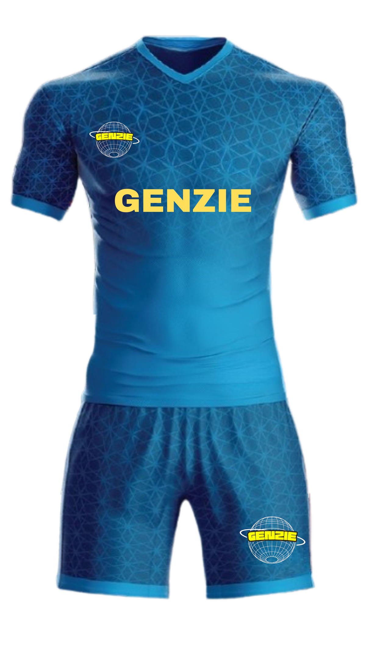 Aqua Blue Customised Jersey