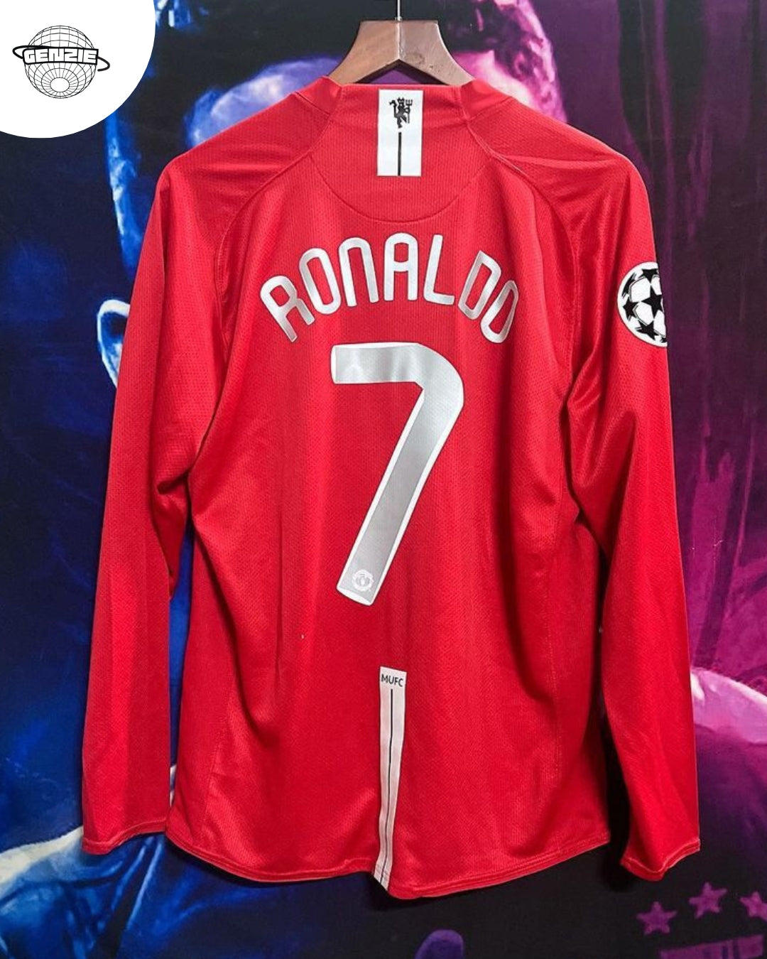 Retro Jersey - Full Sleeves Manchester United 2008