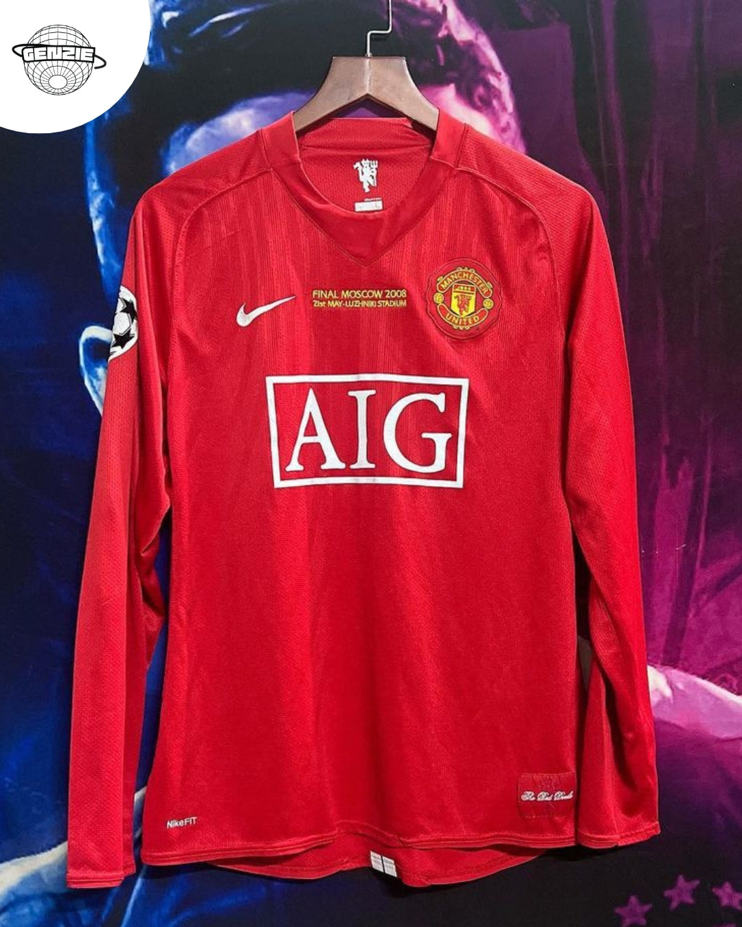 Retro Jersey - Full Sleeves Manchester United 2008