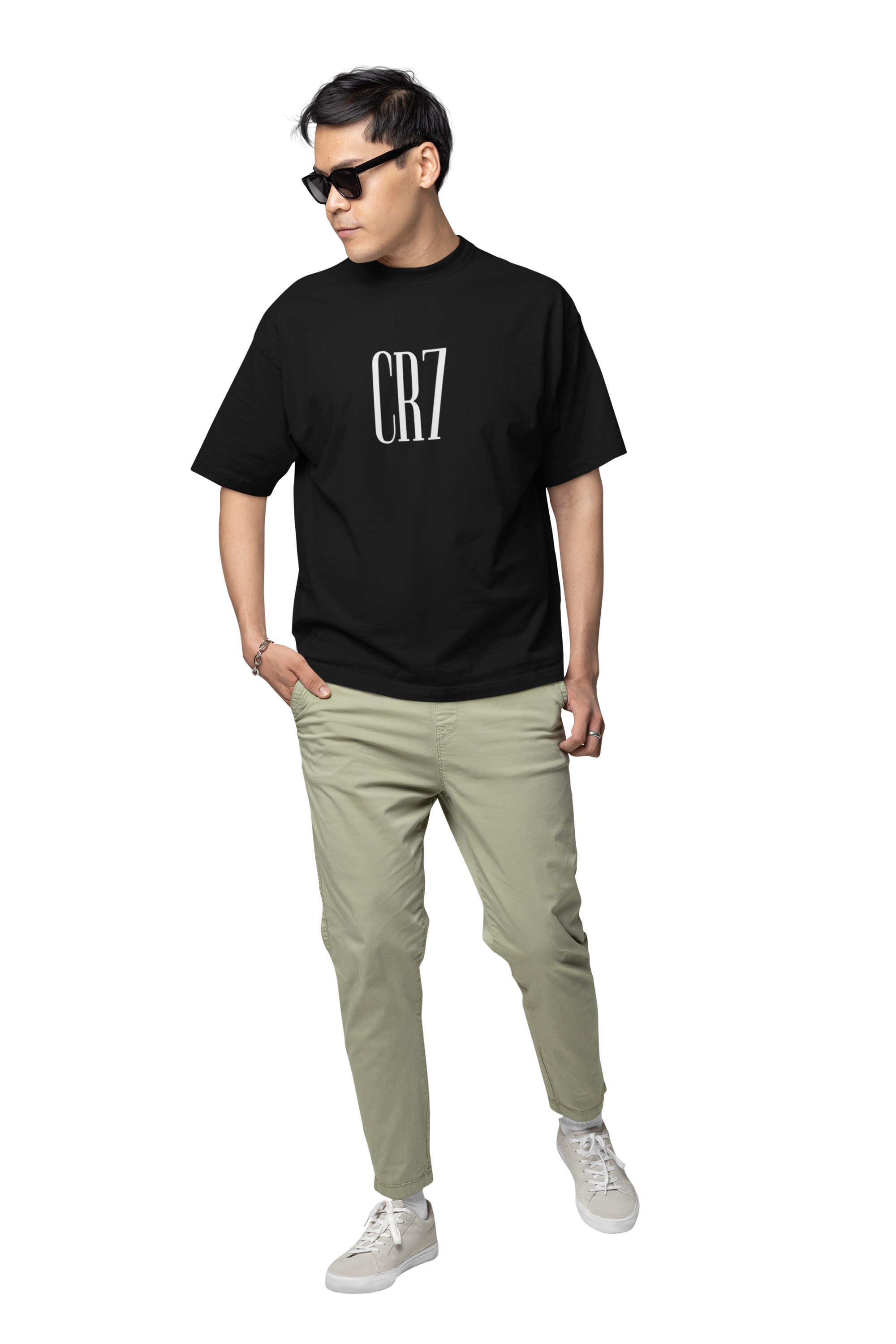 Cristiano Ronaldo Oversized T-Shirt Black