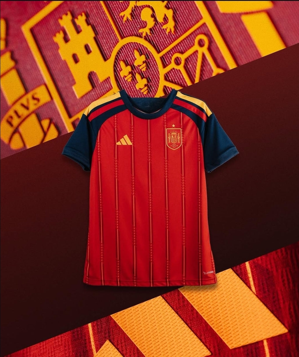 Spain home kit 2025-26 half sleeves player version
