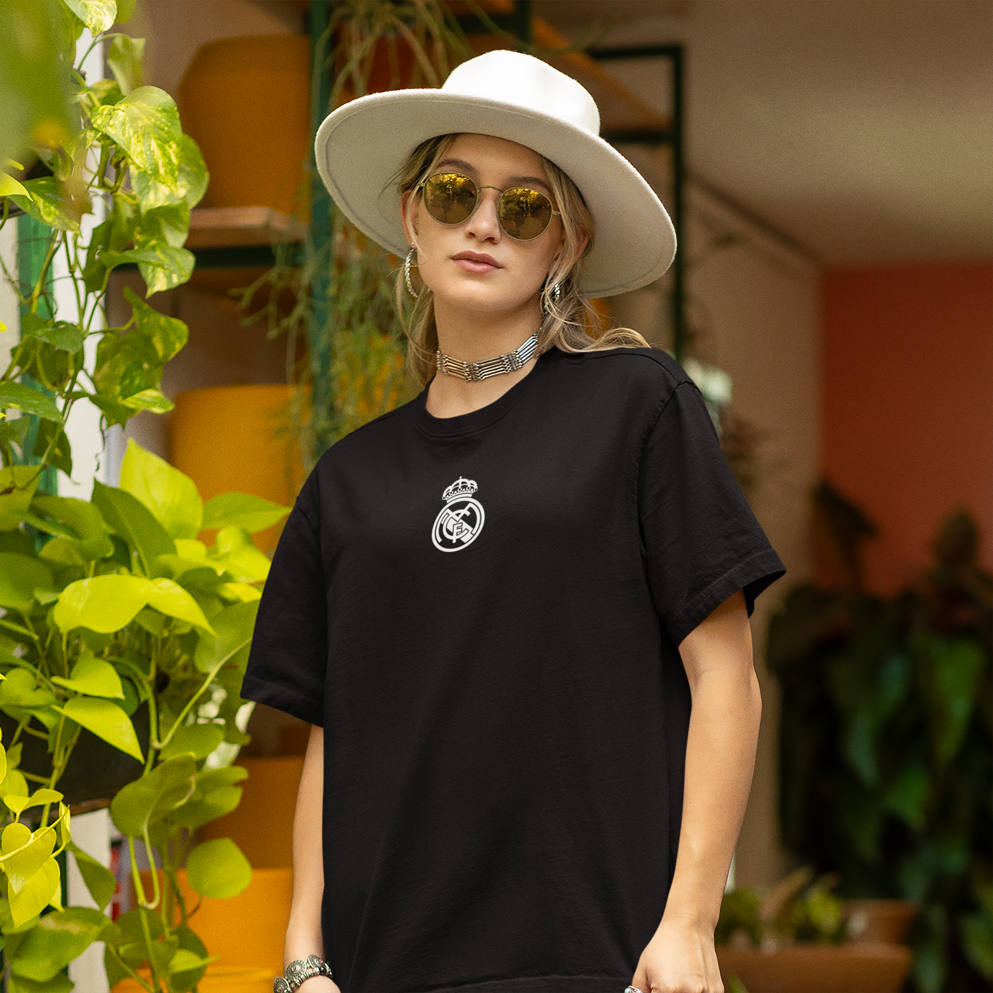 Real Madrid Ronaldo Oversized T-Shirt Black