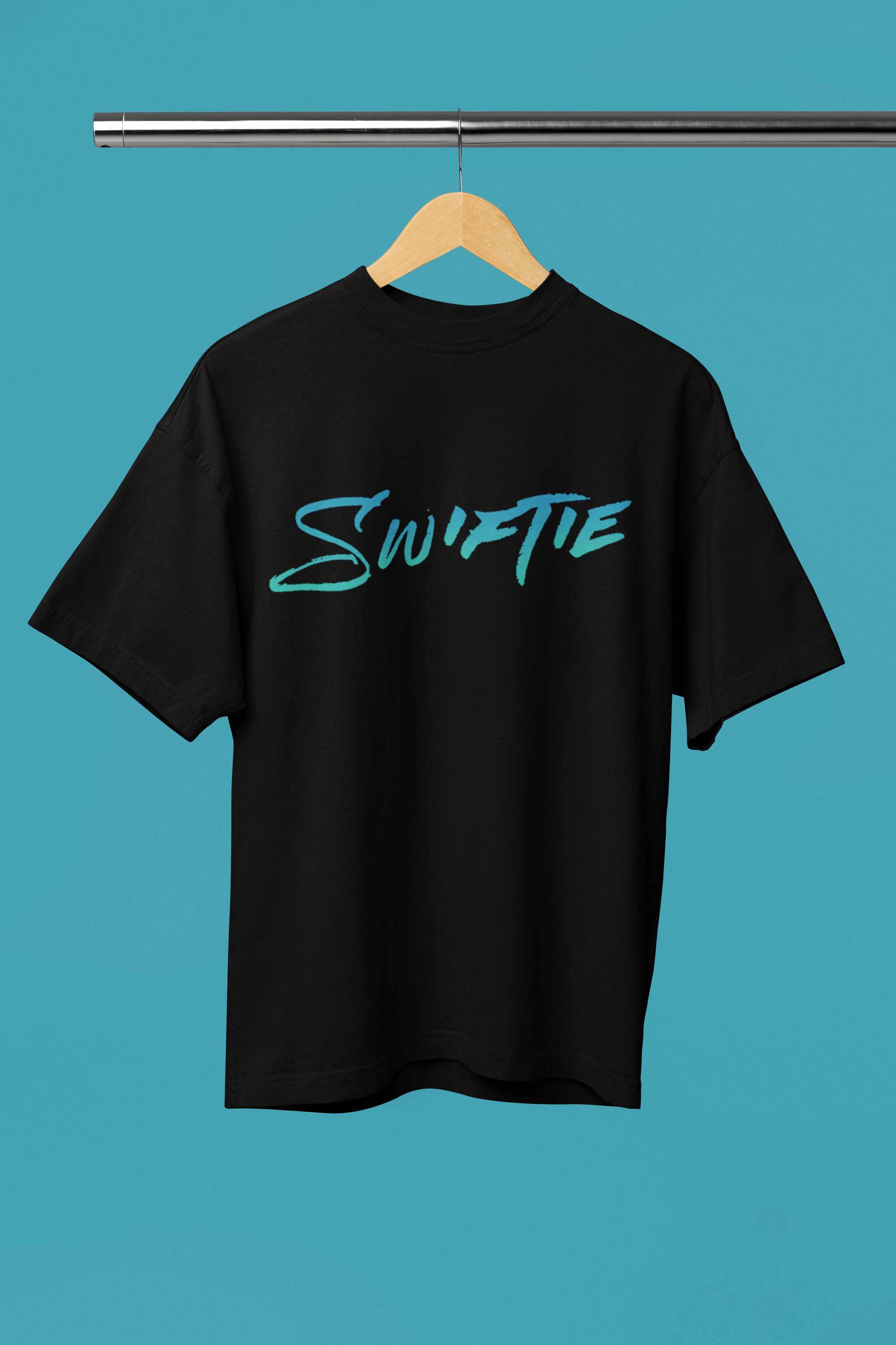 Taylor Swift Black Oversized Tshirt